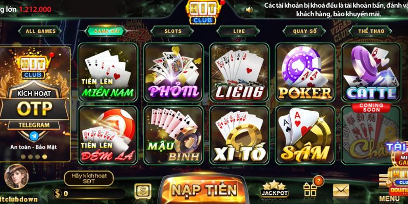 Tham gia game bài đổi thưởng hậu hĩnh tiến lên miền Nam tại Hit Club 