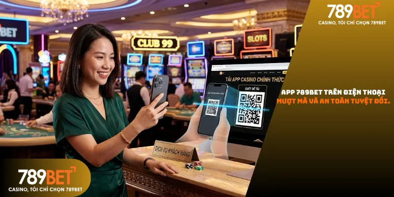 Hướng dẫn quét mã QR tải app 789bet chính thức từ website nhà cái an toàn và nhanh chóng.