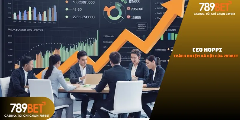 Văn phòng làm việc hiện đại của 789Bet nơi CEO Hoppi điều hành đội ngũ phát triển hệ sinh thái giải trí hàng đầu.
